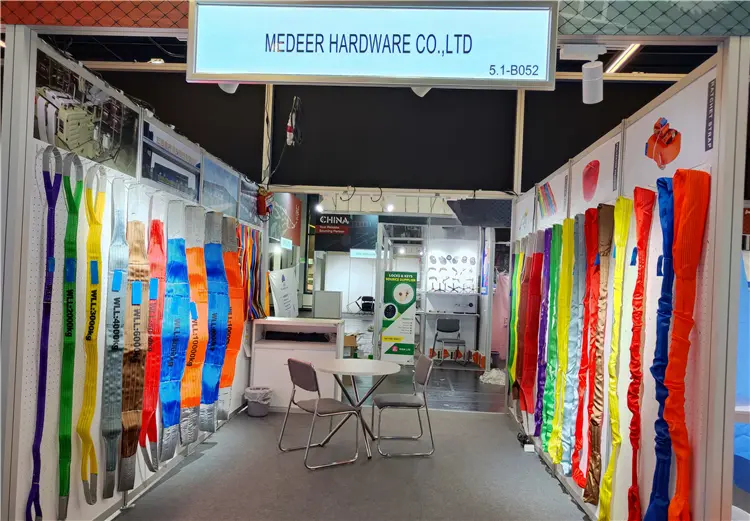 Our Company Shines at the 2024 Cologne International Hardware Fair, Featuring Innovative Industrial Lifting Straps