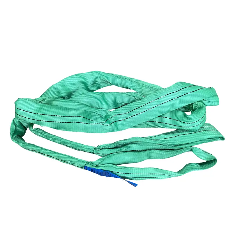 Superior Double-Eye Round Sling- Medeer Eye&Eye Polyester Rigging Sling -WLL 2 Ton