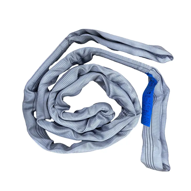 High-performance Duplex Eye Round Sling- Medeer Eye&Eye Polyester Synthetic Sling -Loading Capacity 4 Ton