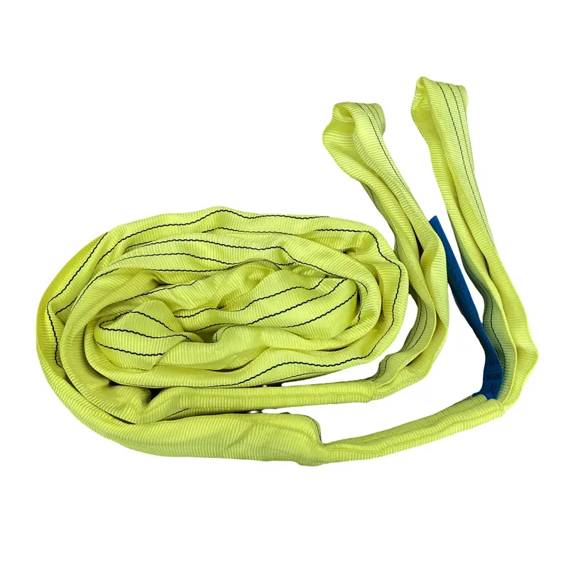 Outstanding Two-Eye Round Sling- Medeer Eye&Eye Polyester Hoist Sling -Working Load 3 Ton