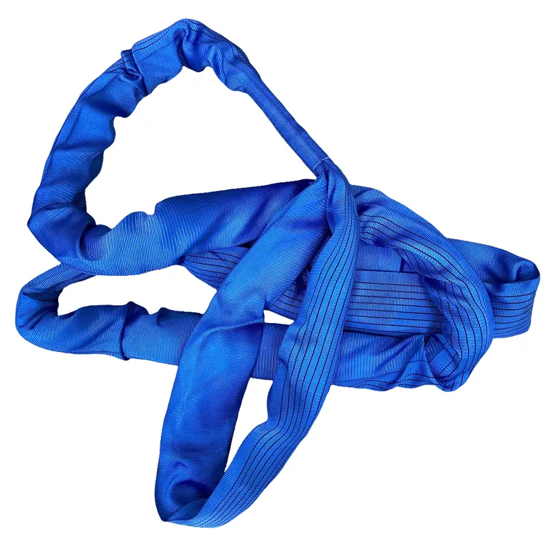 Excellent Double Eye Soft Round Sling- Medeer Eye&Eye Polyester Lifting Rated Sling -Working Load Limit 8 Ton
