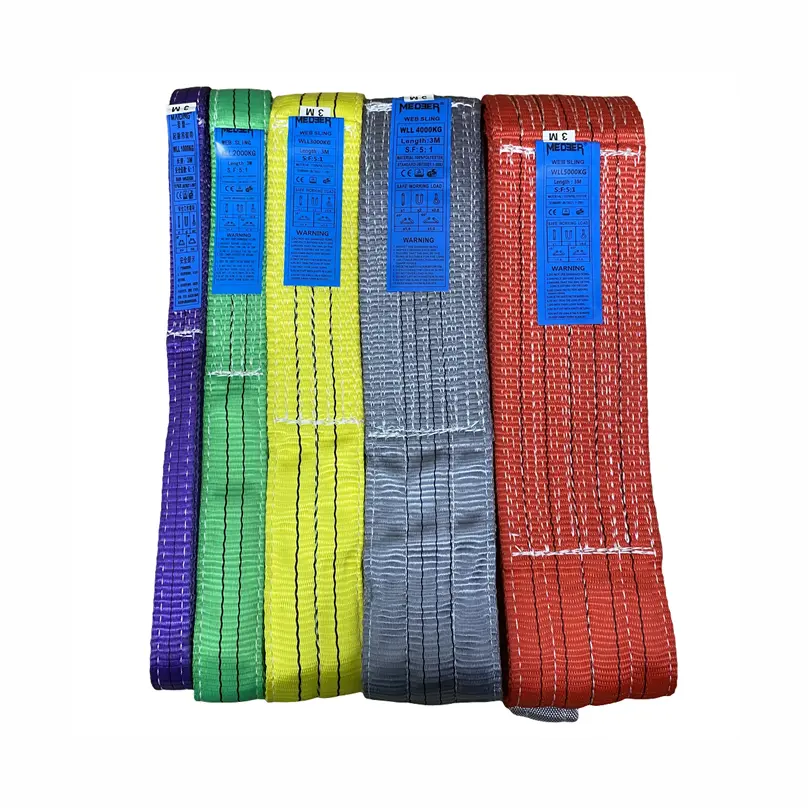 Flat Webbing Sling-Medeer Customizable Lifting Sling-10 Ton