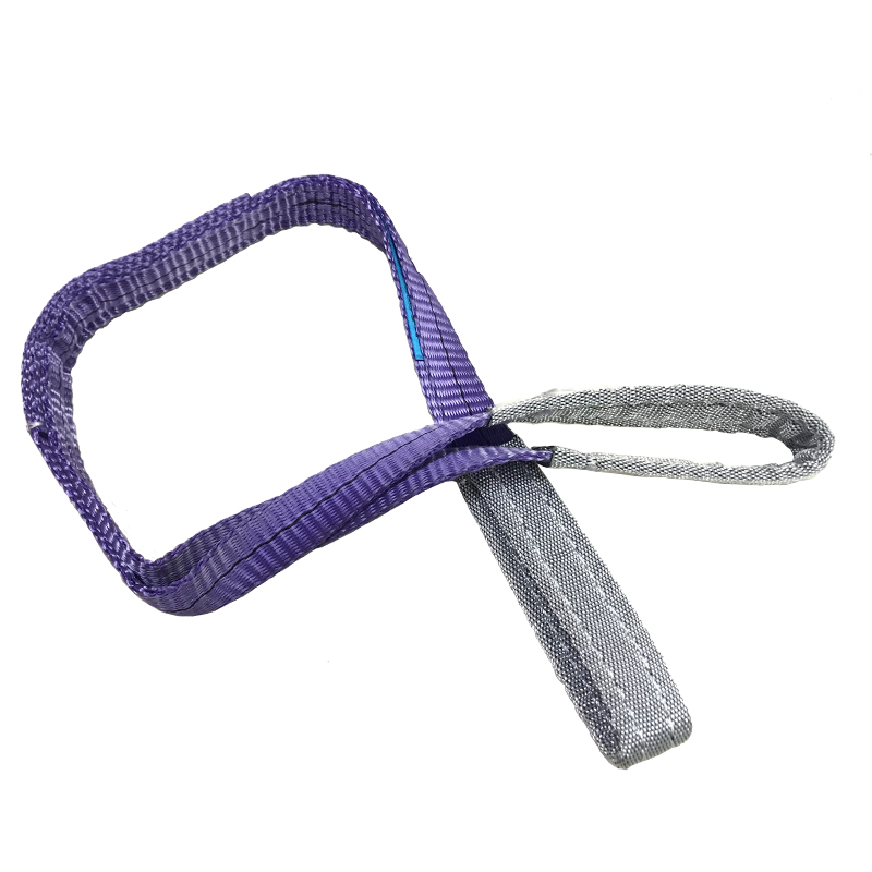 Flat Webbing Sling-Medeer Double Ply Eye to Eye Lifting Sling-1 Ton