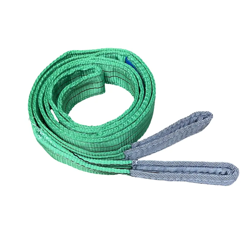 Flat Webbing Sling-Medeer High Strength Lifting Sling-Load Capacity 2 Ton